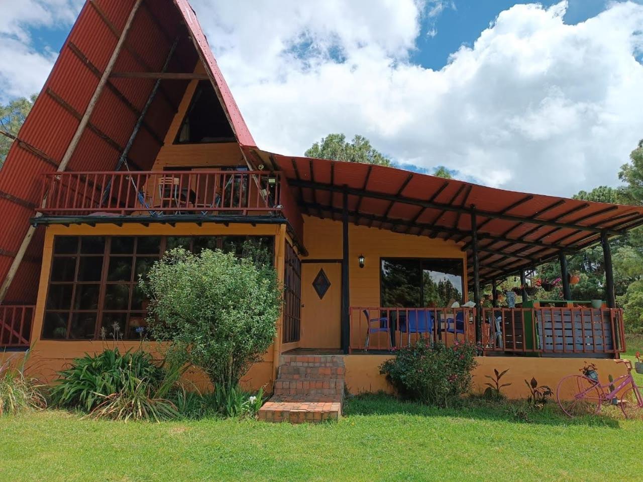 Chalets Amarelo Suesca Dış mekan fotoğraf